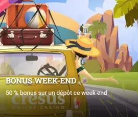 Bonus week-end du cresus casino